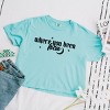 Where You Been Loca  - Women's Boxy Crop Top Graphic T-Shirt - 3 of 4