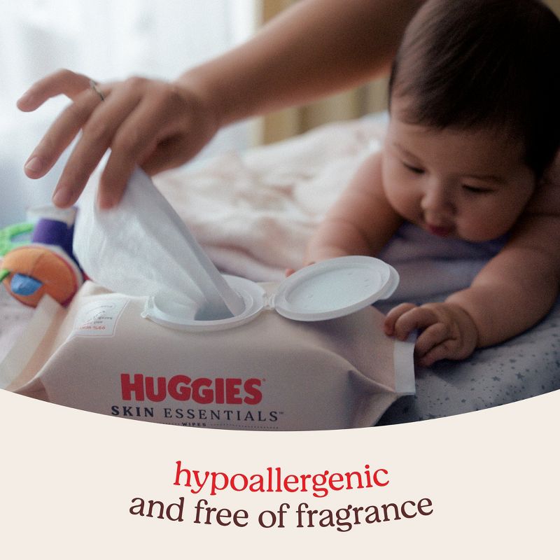 Huggies Skin Essentials Baby Wipes, 5 of 9
