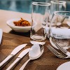 Itopfox 45-Piece Silverware Set, Durable Stainless Steel Flatware for 8, Ergonomic Design with Steak Knives, Rust-proof, Dishwasher Safe Kitchen - 4 of 4