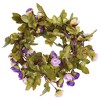 Aghana Digitals 6-Piece Light Purple Artificial Flower Garland, 215cm Silk & PE Romantic Decor for - 2 of 4