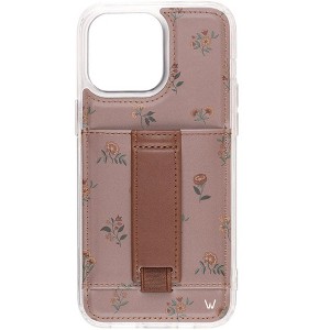 Walli Cases Mauve Meadow Phone Case with Wallet and Finger Strap - 1 of 4