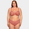 Curvy Couture Women's Plus Size Silky Smooth High Cut Brief Panty - 2 of 4
