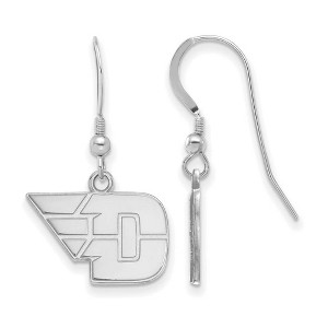 Black Bow Jewelry Sterling Silver Dayton Flyers NCAA Dangle Earrings - 1 of 3