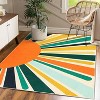 Washable Rugs Area Rugs for Living Room Bohemian Rugs for Bedroom Large Carpets Ultra Soft Faux Wool Dining Room Rug Non Slip&Non-Shedding - 4 of 4