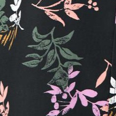 black multi leaves