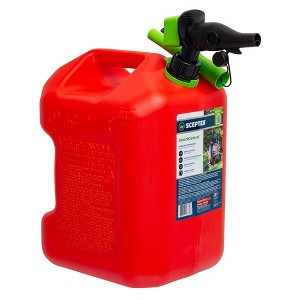 Scepter SmartControl Dual Handle Gasoline Can Jug with Funnel, 5 Gal/18.9L - 1 of 4