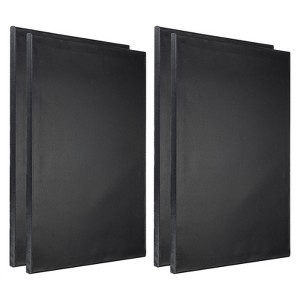 Unique Bargains Painting Blank Art Canvas Board 4 Pcs Black - 1 of 4