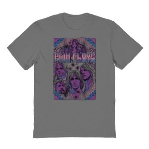Pink Floyd Men's Purple Frame Short Sleeve Graphic Cotton T-Shirt - 1 of 1