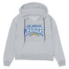 NFL Los Angeles Chargers Women's Hooded Sweatshirt - 2 of 3
