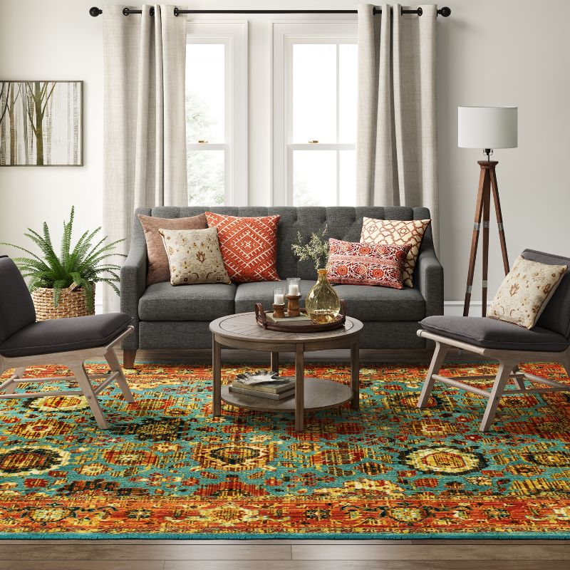 Persian with Fringe Border Woven Rug - Threshold&#153;, 4 of 6