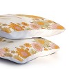 Deny Designs Standard Iveta Abolina Retro Florals 70s Cream Pillow Shams - 3 of 3