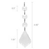 Wrapables Acrylic Hanging Crystal Bead Strands for Chandeliers, Garlands, Wedding Decorations, Christmas Tree Ornaments (20pcs), Maple Leaf - 2 of 4