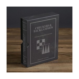 Checkers & Backgammon (Vintage Bookshelf Edition) Board Game - 1 of 3