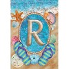 Briarwood Lane Summer Garden Flag 12x18 For Outdoor Summer Monogram Letter R For Summer Garden Flag Flags For Outside - 3 of 4