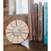 Matr Boomie Mukhendu 3x3 Round Picture Frame - Carved Bone, Brass Accents - 3 of 3