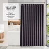 Hearth & Harbor Waffle Shower Curtain for Bathroom - 72x72 Heavy Duty Bathroom Curtain - 2 of 4