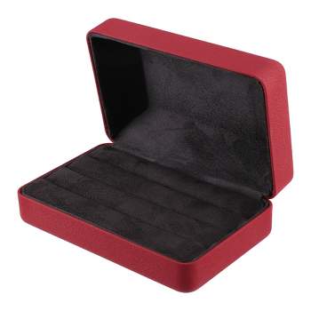 Unique Bargains Multiple Ring Jewelry Storage Display Box 1 Pc