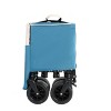 Foldable Extended Steel Wagon Carts With All-Terrain Wheels,Outdoor Utility Wagon For Camping Shopping Sports Fishing -The Pop Home - 4 of 4