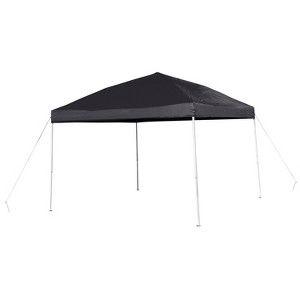 Flash Furniture 10'x10' Outdoor Pop Up Event Slanted Leg Canopy Tent with Carry Bag - 1 of 4