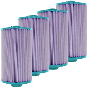 Hurricane Filters HF4H21-01P Platinum Purple Pool Filter Cartridge - for PTL18P4, Unicel 4CH-21, Filbur FC-0136, Pageant Spa Top Load, 4 Pack - 1 of 4