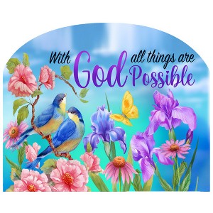 Briarwood Lane Spring Art Sign 8.25x10.25 With God For Spring Art Sign - 1 of 4