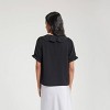 Women's Ruffled Neck Tie-Front Blouse - A New Day™ - 4 of 4