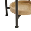 NicBex Modern 48" Oval Coffee Table with Open Storage Shelf for Living Room and Bedroom - 4 of 4