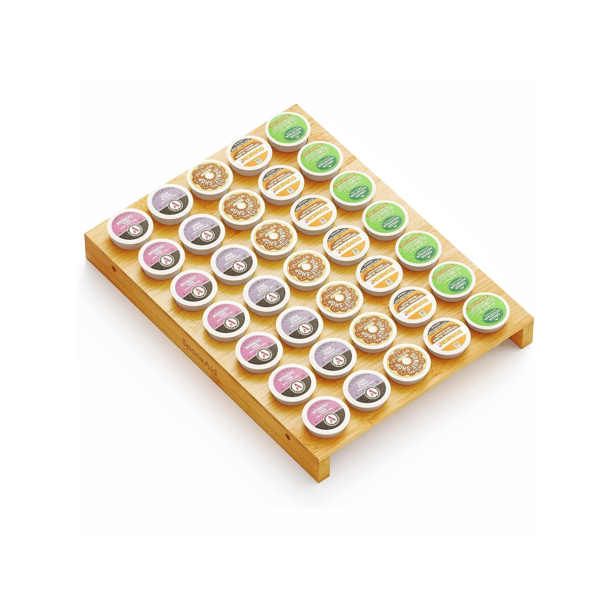 K Cup Coffee Drawer Organizer Insert for Kcup Coffee Station (35 Slots)-SpaceAid