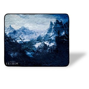 Just Funky The Elder Scrolls Skyrim Video Game Fleece Throw Blanket | 60 x 45 Inches - 1 of 4