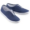 Collections Etc Striped Slip-on Sneakers Wide - 2 of 3