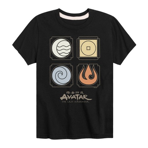 Boys' - Avatar: The Last Airbender - Nations Symbols Short Sleeve Graphic T-Shirt - image 1 of 4