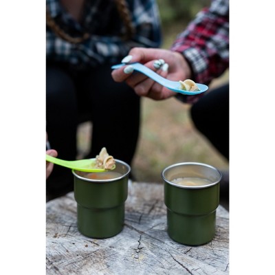 Compact Stainless Steel 5-Piece Mess Kit for Outdoor Cooking