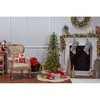 5ft Sterling Tree Company Flocked Alpine Tree Artificial Christmas Tree - 4 of 4