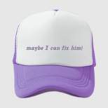 Olivia Rodrigo Maybe I can Fix Him Trucker Hat - Purple