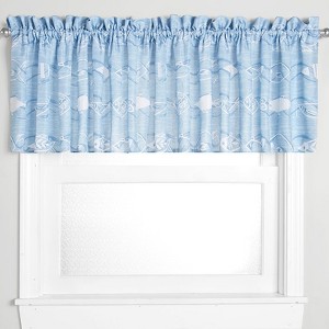 The Lakeside Collection Bluefin Bay Bathroom Collection - Valance - 1 of 1