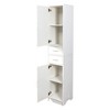 YOOCOZZ 70.87" H Tall Bathroom Storage Cabinet with 2 Doors,2 Drawer and Adjustable Shelves-White - 2 of 4