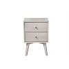 Alpine Furniture Flynn Nightstand, Gray - 3 of 4