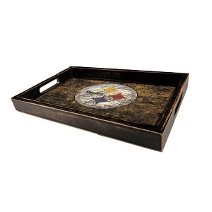 NFL Pittsburgh Steelers Distressed tray - 1 of 3