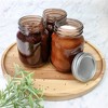 Cornucopia Brands Amber Glass Mason Jars (6pk, Pint Size); Colored Glass Canning and Apothecary Jars - 2 of 4