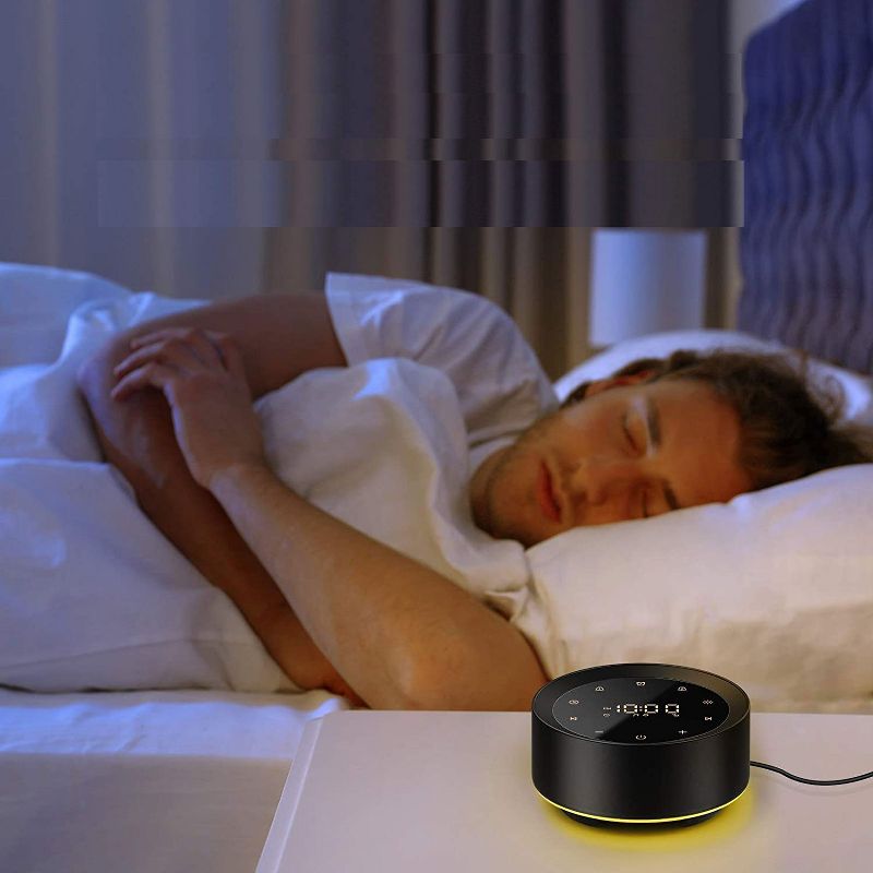 Letsfit  Noise Machine with Alarm Clock Full Touch Control, Sleep Sound Machine for Home and Office - SP1, 3 of 7