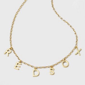 Bijoux Sport by Luv Aj MLB Gold Charm Letter Necklace - 1 of 4