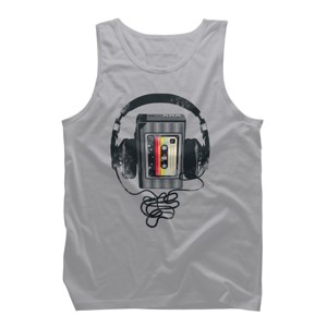 Men's Design By Humans Sound Trip By clingcling Tank Top - 1 of 2