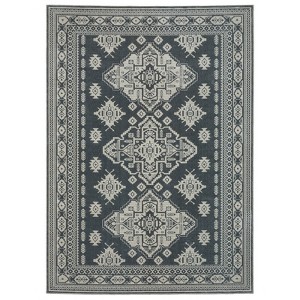 Oriental Weavers Intrigue INT05 Blue/ Grey Indoor Area Rug - 3'10" x 5'5" - 1 of 4