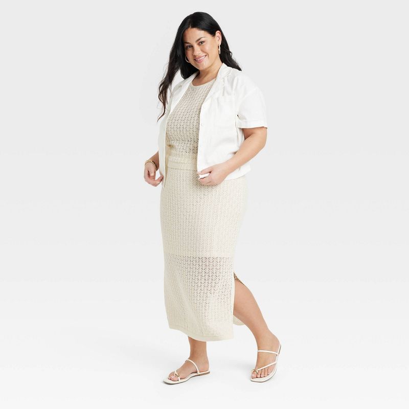 Women's Midi Sweater Skirt - A New Day™, 4 of 8