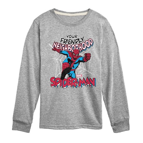 Boys' - Marvel - Friendly Neighborhood Long Sleeve Graphic T-Shirt - image 1 of 3