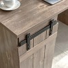 XIYUYEU Home Office Desk Modern Writing Desk with Cabinet, 3 Shelves and Metal Hinge - 3 of 4