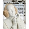 FAAYFIAN Winter Ear Muffs for Women and Men Soft Fluffy Warm Earmuffs Cute Ear Covers - 2 of 4
