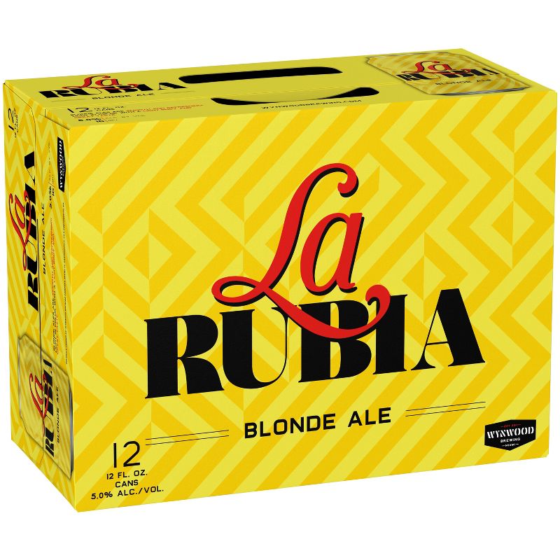Wynwood La Rubia Blonde Ale Beer - 12pk/12 fl oz Cans, 3 of 10