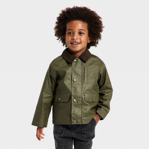 Детские куртки Cat & Jack Toddler Boys' Barn Jacket - Cat & Jack™ Green 2T