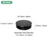 Unique Bargains Durable Plastic Multipurpose Use Mechanical Fasteners 30 Pcs Black - 3 of 4